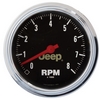 3-3/8" IN-DASH TACHOMETER, 0-8,000 RPM, JEEP